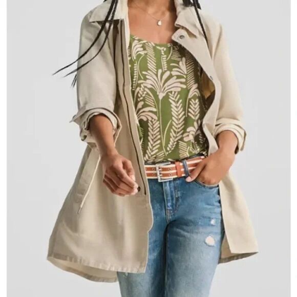 Cabi Beige Excursion Anorak Jacket. Size XXS. NWOT - Picture 1 of 7
